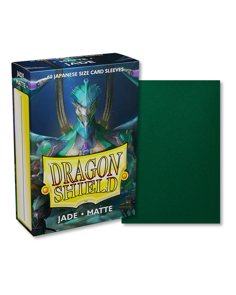 Dragon Shield - Japanese Sleeves: Jade [Matte] (60 Sleeves)