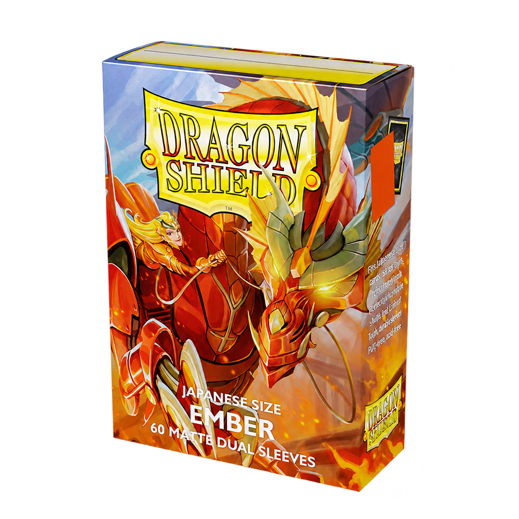 Dragon Shield - Japanese Dual Sleeves: Ember [Matte] (60 Sleeves)